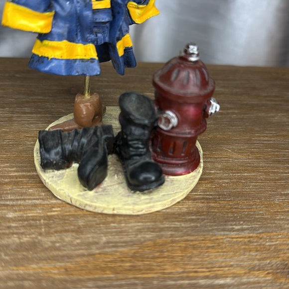 Fallen Angel Hero Fireman Jacket Hat Boots 5.5” Figurine - Picture 5 of 6